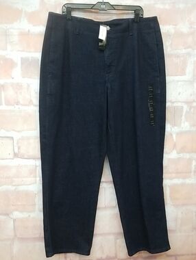 NWT Banana Republic Size 16 Women's Denim High Rise  Straight Leg Jeans